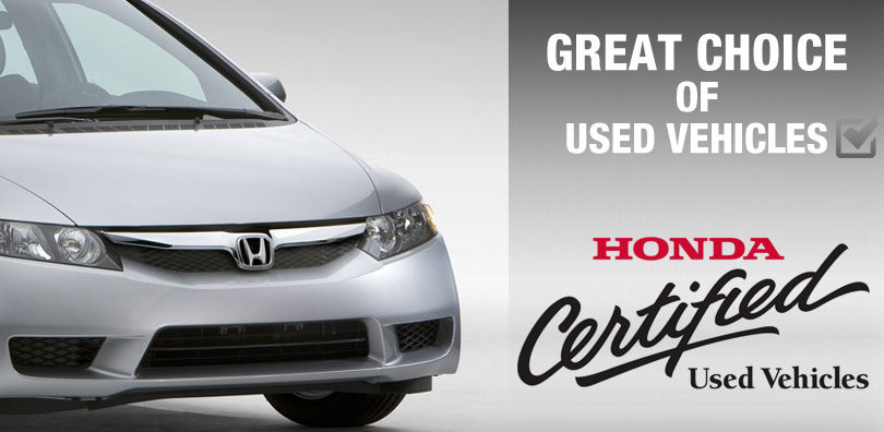 Honda preowned certified regulations